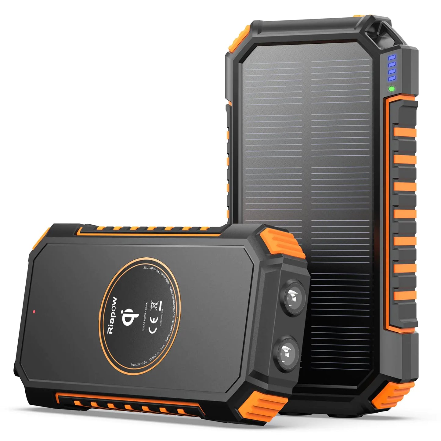 Riapow Solar Power Bank 26800mAh